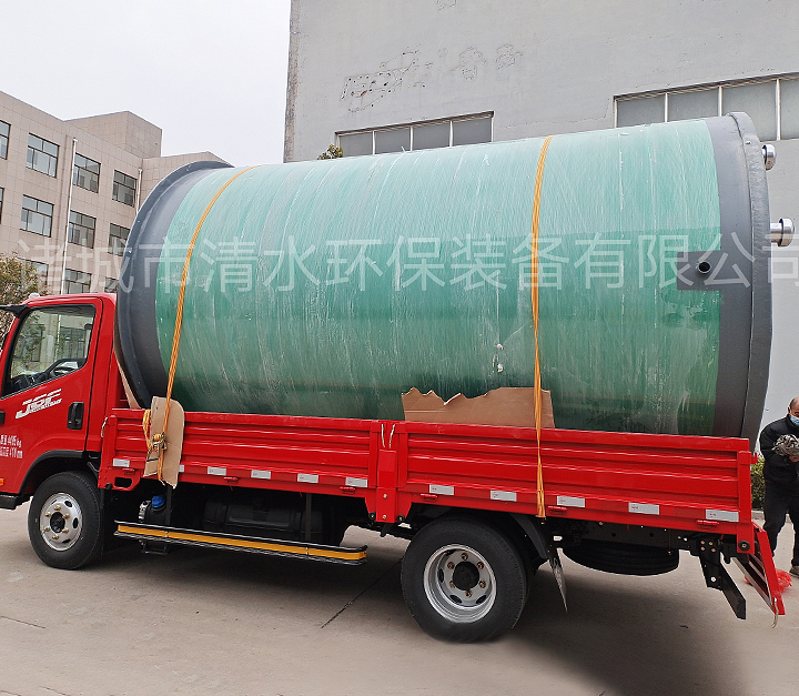 湖北玻璃鋼預制泵站設備發(fā)貨